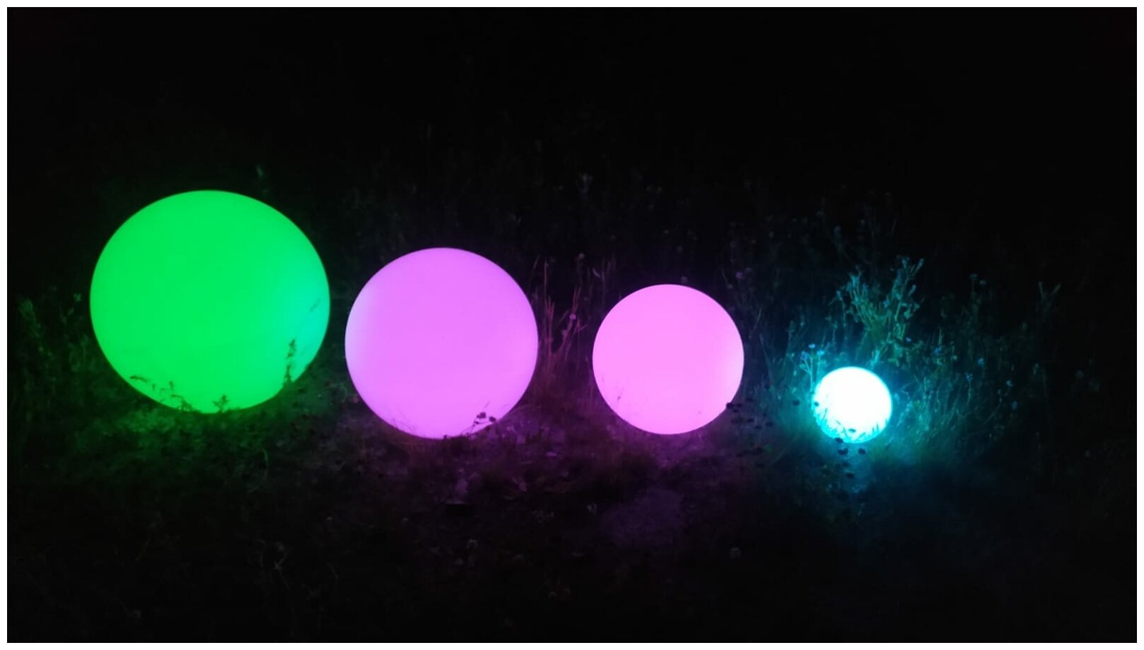 Шар D50см с LED-подсветкой 220в, RGB