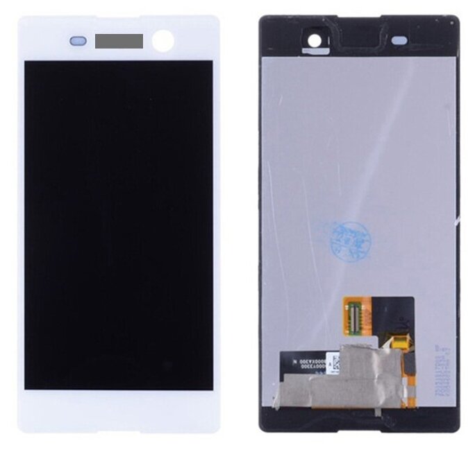 Дисплей (экран) в сборе с тачскрином для Sony Xperia M5 белый