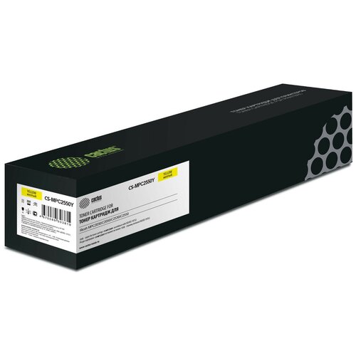 Cartridge toner Cactus CS-MPC2550Y 841199 yellow (5500p.) for Ricoh MPC2030/C2050/C2530/C2550