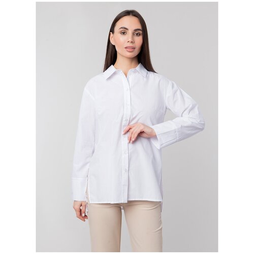 Рубашка женская 01, каляев, размер 50, белый