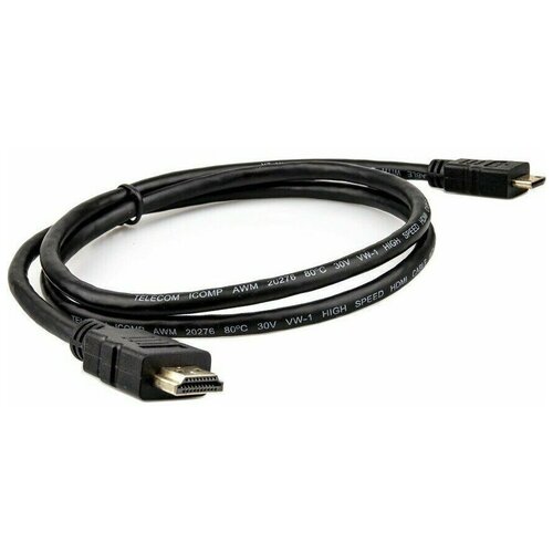 Кабель HDMI - Mini HDMI, 1м, Telecom (TCG205-1M) кабель hdmi hdmi 1м telecom tcg300 1m