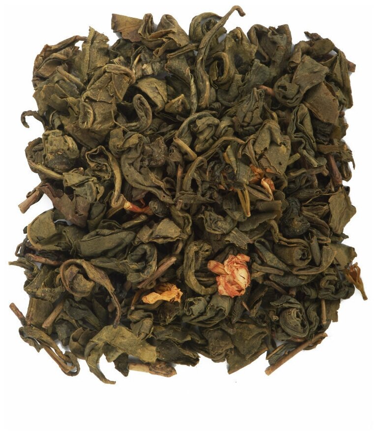 Зеленый чай с жасмином 100 грамм / китайский зеленый жасминовый чай - фотография № 3
