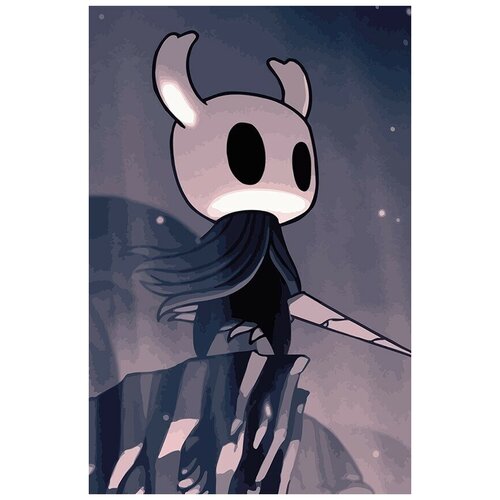 Картина по номерам на холсте игра Hollow Knight (Хорнет, Грязьмут, полый жук, платформер) - 8169 В 60x40 картина по номерам на холсте игра hollow knight 8169 в 60x40