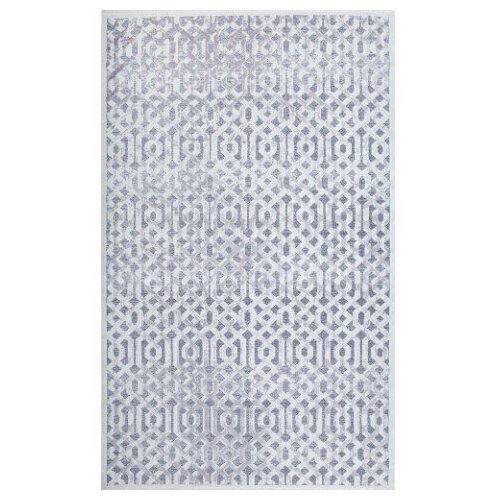 Ковер вискоза Рим 722W 160x235 см цвет светло-серый