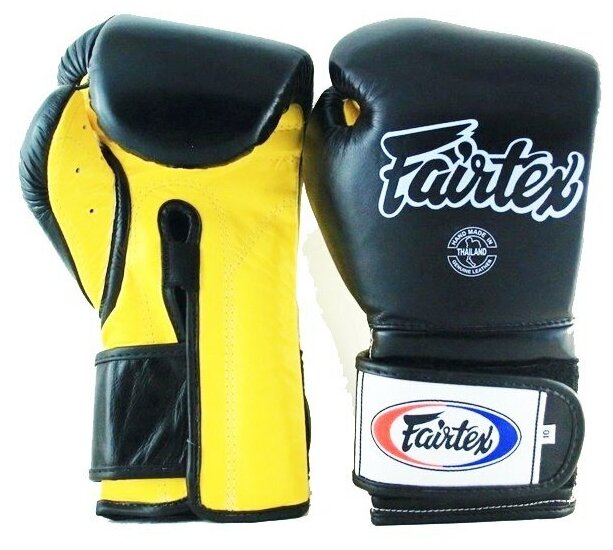 Боксерские перчатки Fairtex BGV9 Black/Yellow - Fairtex - черно-желтый - 14 oz