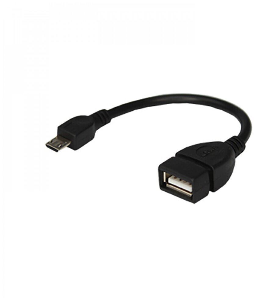 USB кабель REXANT OTG micro USB на USB шнур 0.15M 18-1182