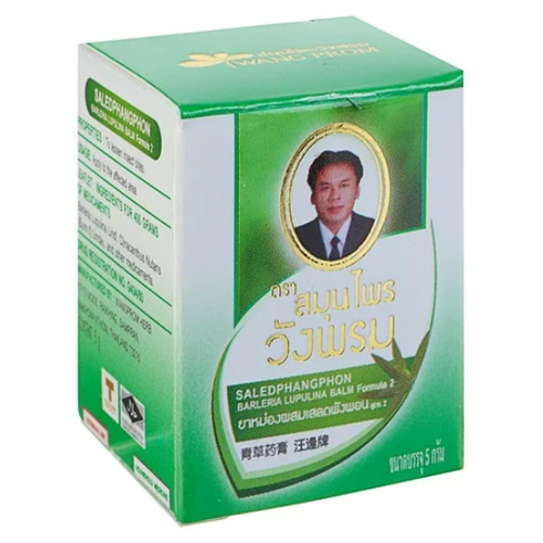 Бальзам Wang Prom Herb Green Balm, 50 г, 50 мл