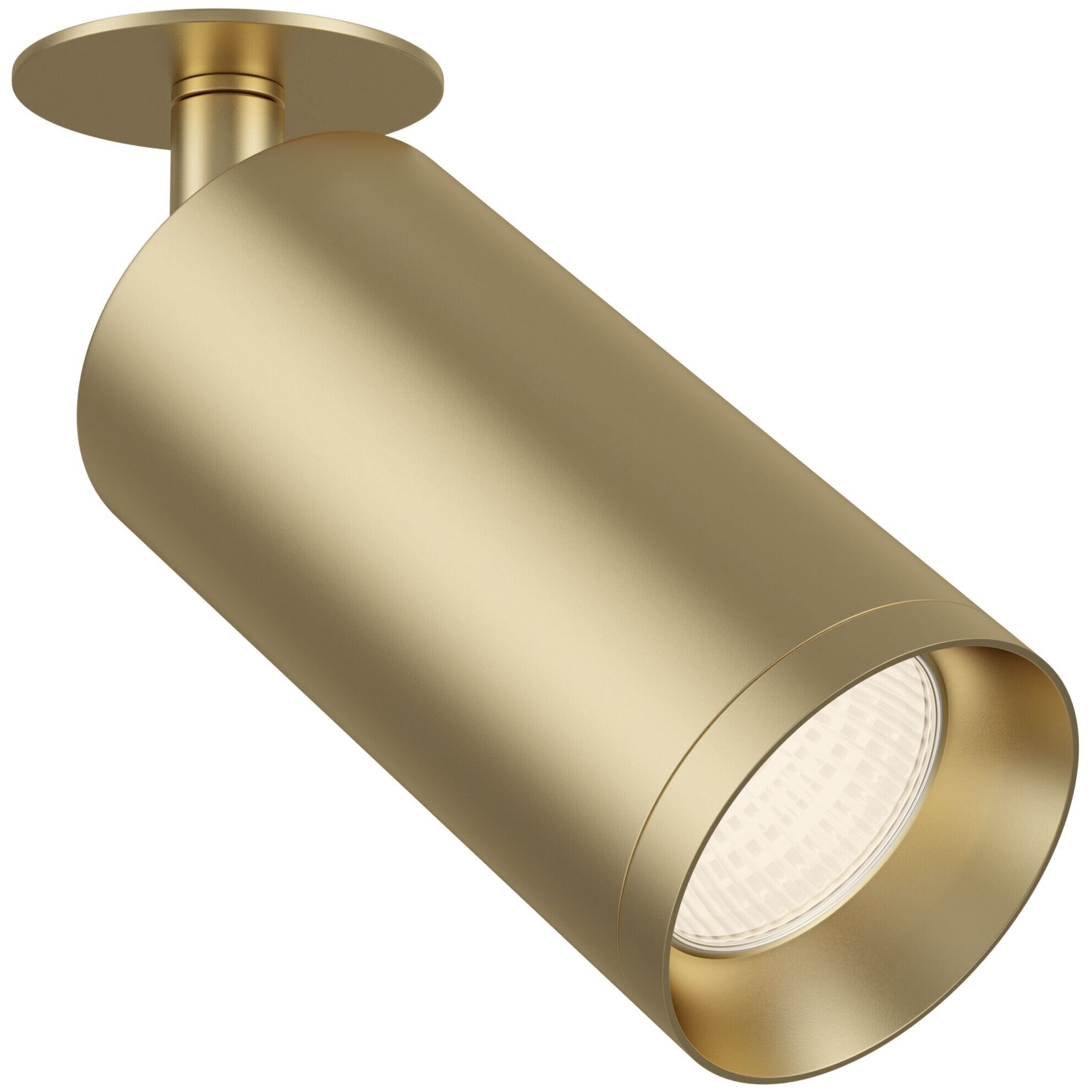 Точечный встраиваемый светильник золото Maytoni Focus C018CL-01MG
