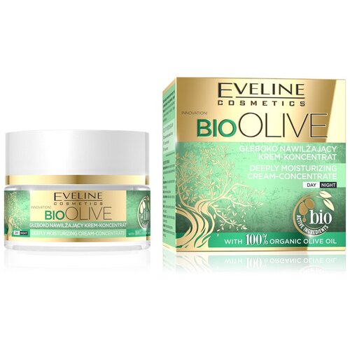 Купить Эвелин / Eveline Bio Olive Крем-концентрат для лица глубоко увлажняющий 50 мл, Eveline Cosmetics