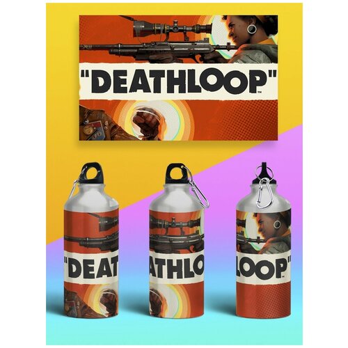 фото Бутылка спортивная, туристическая фляга, 500мл deathloop - 1 brutbottle