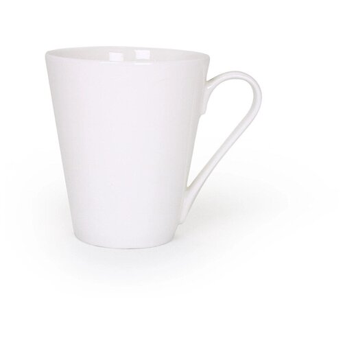 Кружка чашка Конус большая 400 мл из костяного фарфора на 6 персон