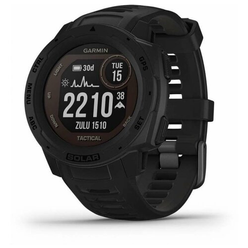 Спортивные часы Garmin INSTINCT Solar, цвет черный