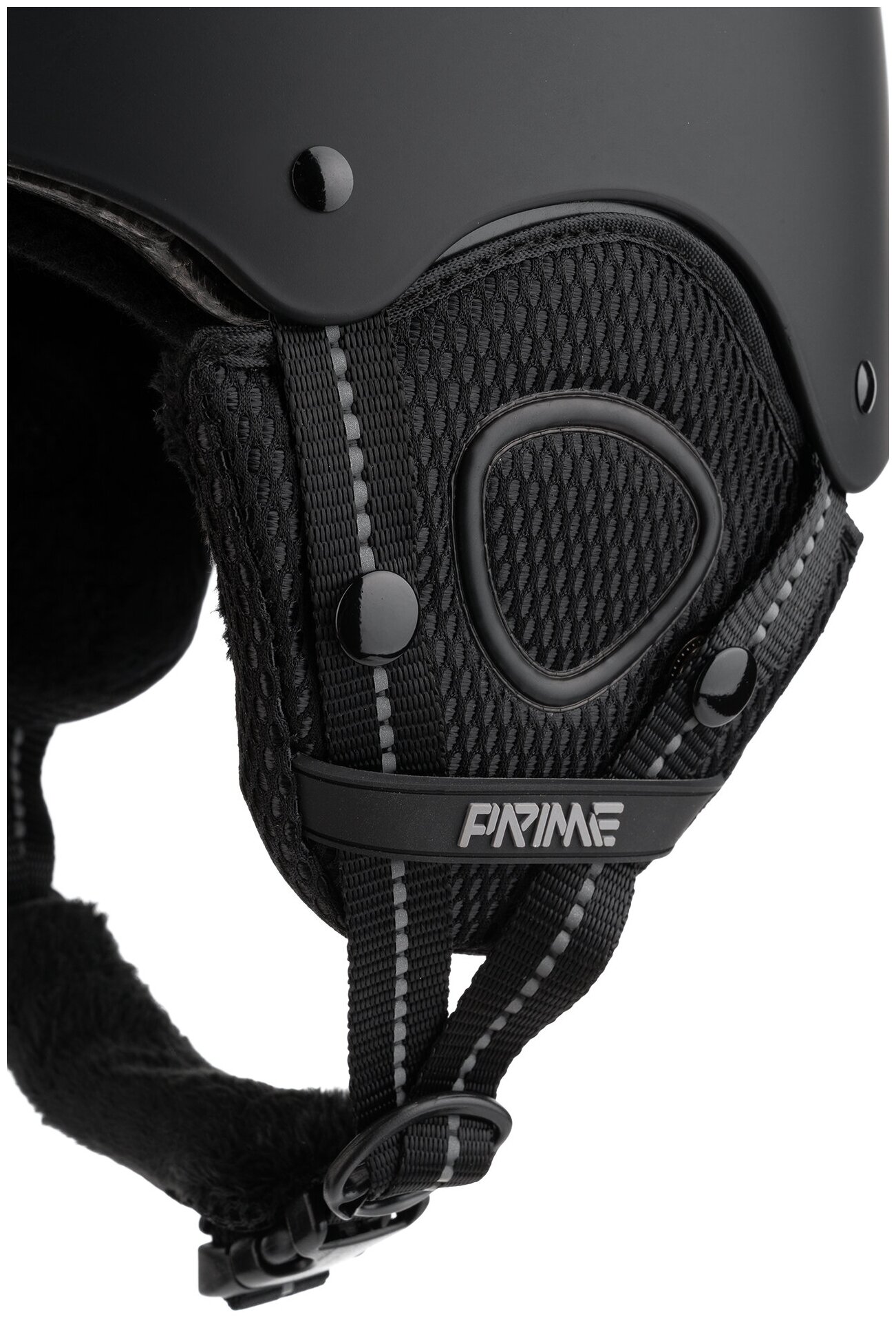 Шлем горнолыжный/Шлем сноубордический/Шлем для сноуборда PRIME - FUN F1 Black, размер S (53-55)