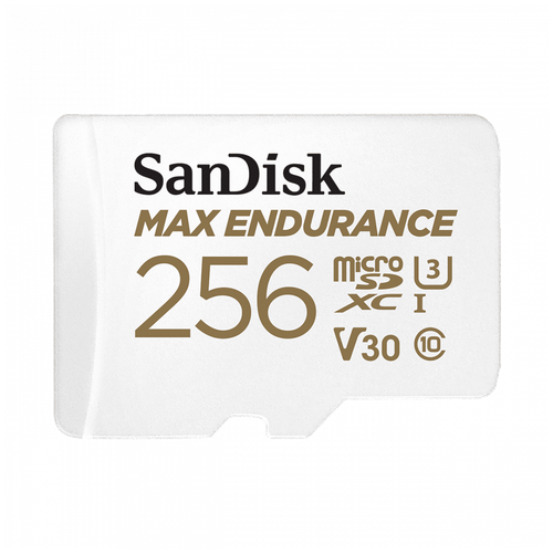 Карта памяти 256Gb - SanDisk Max Endurance MicroSDXC Class 10 UHS-I U3 V30 SDSQQVR-256G-GN6IA карта памяти sandisk microsdxc 64gb max endurance class10 uhs i u3 v30 sd адаптер sdsqqvr 064g gn6ia
