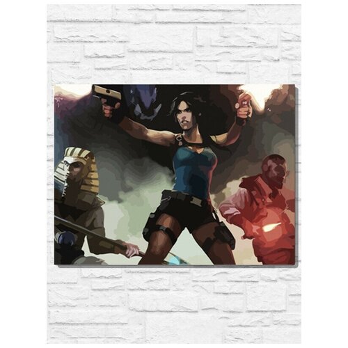 Картина по номерам на холсте игра Lara Croft And The Temple Of Osiris (PS, Xbox, PC, Switch) - 9793 Г 30x40 игра lara croft and the temple of osiris для playstation 4