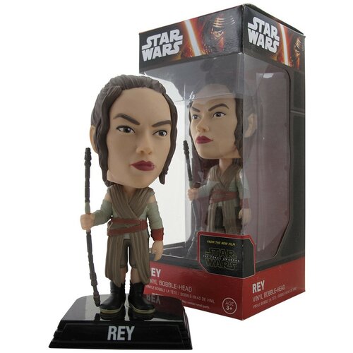 Фигурка-башкотряс болванчик виниловый Звездные войны Рей Star Wars Force Awakens Rey Vinyl Bobblehead 18 см lego звездные войны пробуждение силы season pass [pc цифровая версия] цифровая версия