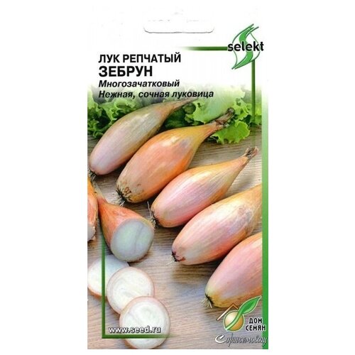 Семена Дом семян Selekt Лук репчатый Зебрун многозачатковый, 70 шт.