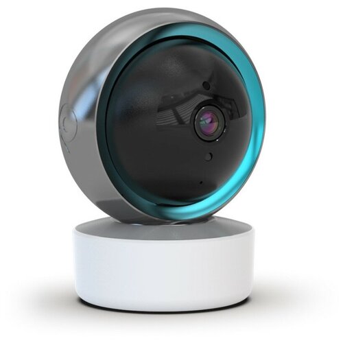 Умная беспроводная IP видеокамера Tuya Smart Wi-Fi для видеонаблюдения поворотная на 360гр карта до 128гбс датчиком движения ночной режим 222000₽