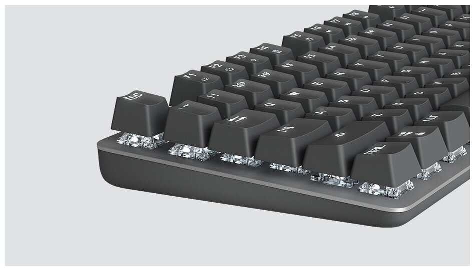 Клавиатура классическая механическая Logitech Mechanical Illuminated K845 (Blue clicky Switch) RUS кнопки с кириллицей 920-009860