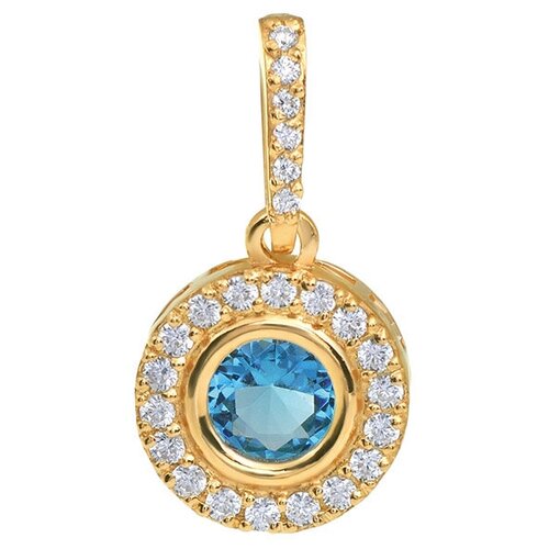 фото Подвеска из золота 585-й пробы, вес 1,42г золотая подкова