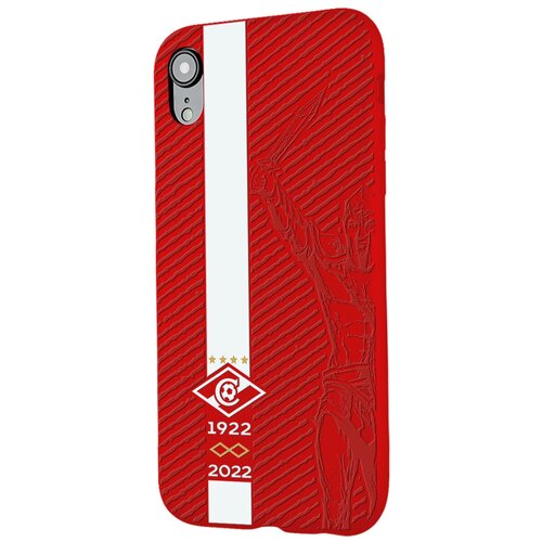 Силиконовый чехол Mcover для Apple iPhone XR с рисунком Спартак это сила m silicone case iphone xr red