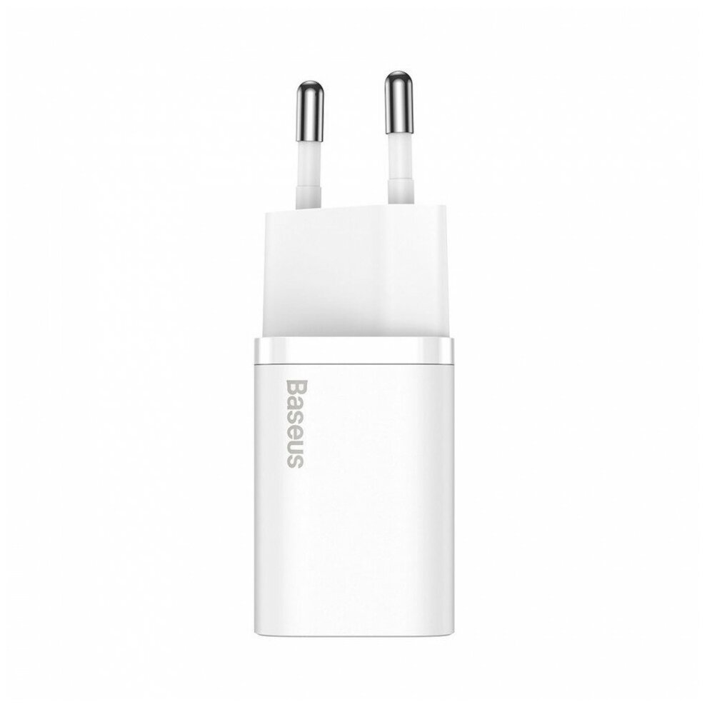 Зарядное устройство для телефона BASEUS Super Si USB-C + Кабель Type-C-Type-C 3A 25W черный