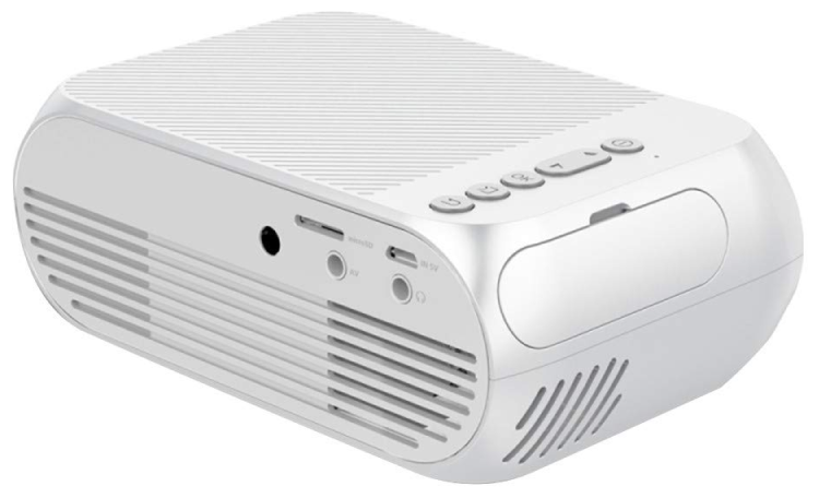 Домашний проектор для просмотра фильмов / Проектор для офиса / Видео проектор портативный для дома 1920x1080 / Мультимедийный проектор YG320 HD White
