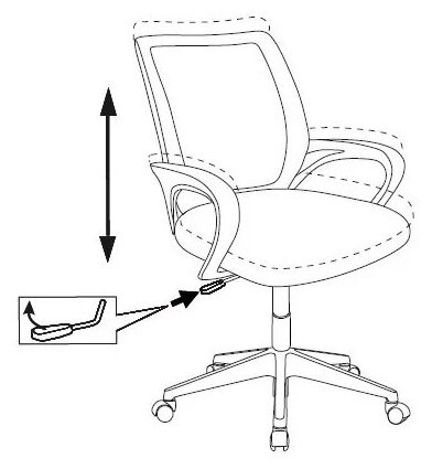 Компьютерное кресло STOOL GROUP TopChairs ST-Basic офисное, обивка: сетка/текстиль, цвет: красный/черный - фотография № 10