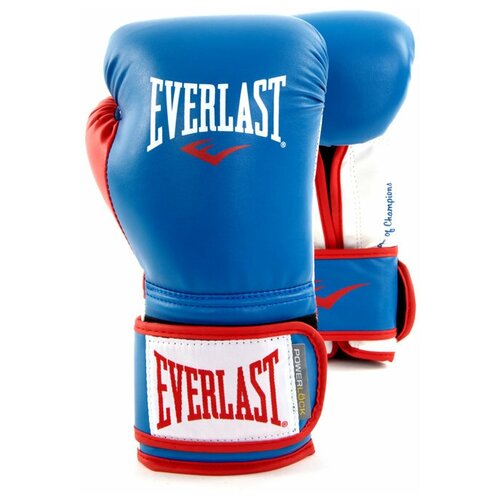 Перчатки тренировочные Powerlock PU 10oz син/красн. - Everlast перчатки тренировочные powerlock pu 10oz син красн everlast