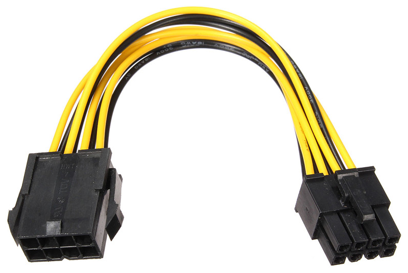 Кабель Cablexpert PCI-Express 6+2pin M/ PCI-Express 6+2pin F, 30см - фото №4