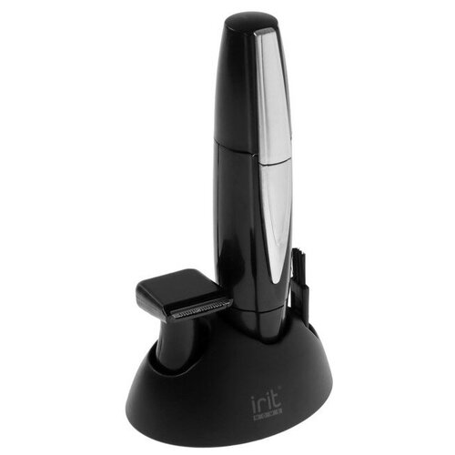 Триммер для волос IRIT IR-3234 15 Вт для носа ушей и бакенбардов 2 насадки щеточка 60800₽