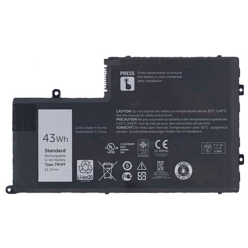 Аккумуляторная батарея для ноутбука Dell Inspiron 15-5547 43Wh TRHFF for dell inspiron 5447 5442 5542 5547 cn 09p5mc 09p5mc 9p5mc zavc0 la b012p rev 1 0 i3 4005u laptop motherboard mainboard tested