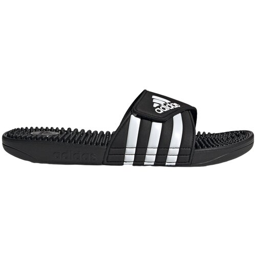 Шлепанцы adidas, массажная стелька, размер 7 UK, черный