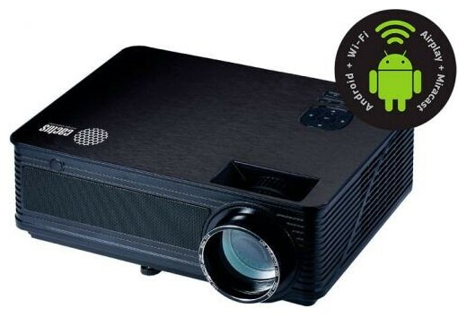Проектор Cactus CS-PRM05B WXGA-W LCD 2800Lm 1280x800 20001 ресурс лампы30000часов 2xUSB typeA 2xHDMI 42кг