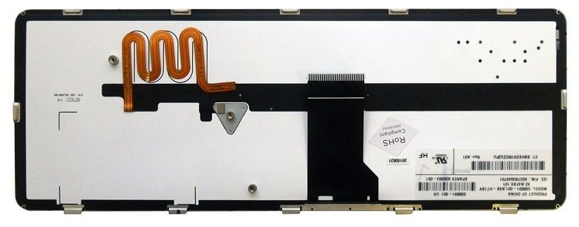 Клавиатура для ноутбука HP Pavilion dm4-1100ee черная с подсветкой