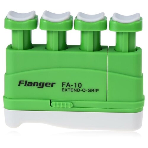 fa 10 y extend o grip тренажер для пальцев желтый 1 36кг flanger Тренажер для пальцев, зеленый, 2.26кг, FlangerFA-10-G Extend-O-Grip