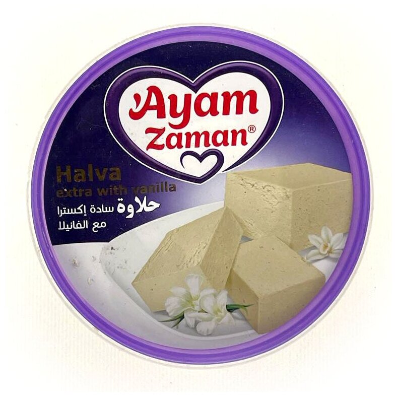 Ayyam Zaman / Халва кунжутная с ванилью 400г Сирия - фотография № 3