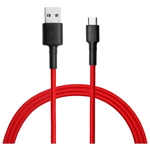 Кабель USB Type-C Xiaomi Mi Braided USB/Type-C 1м красный кабель xiaomi mi type c braided cable red sjv4110gl