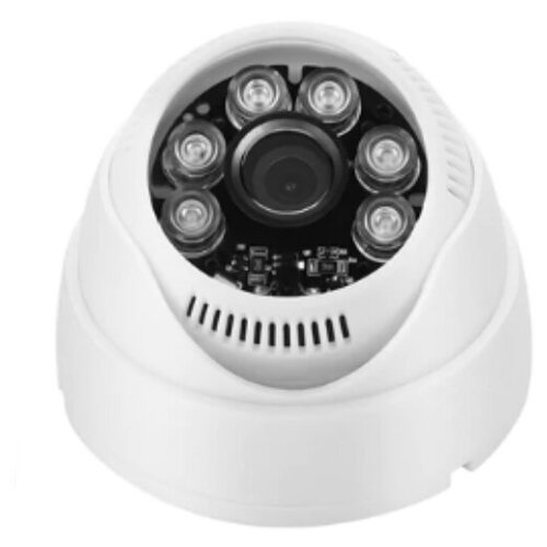 Камера видеонаблюдения купольная внутренняя 5 мегапикселей 3,6 мм AHD, TVI, CVI KAM008