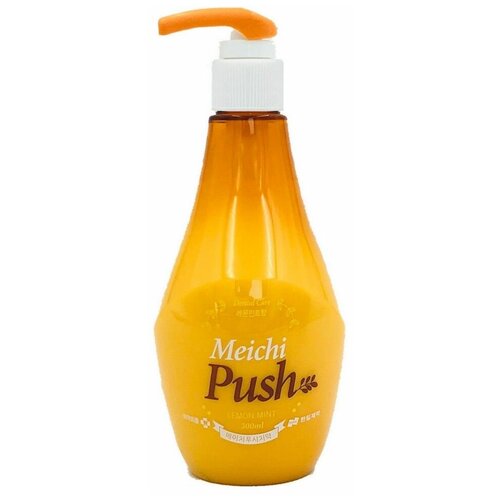 Зубная паста с лимоном и мятой Hanil Meichi Push Lemon Mint (Orange) 300 мл.