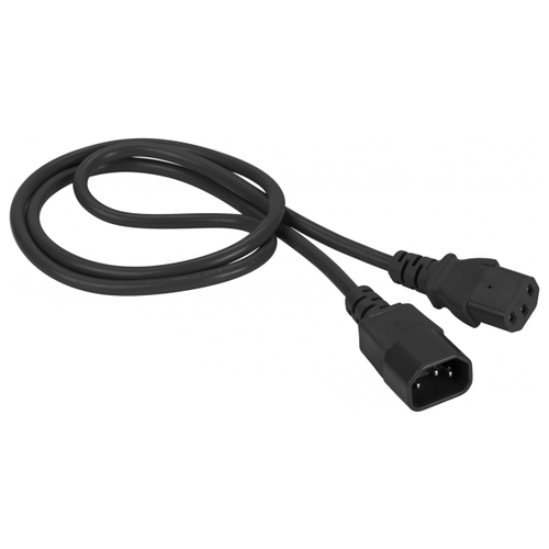 аксессуар cyberpower cable ex1030bkc14 c13 3m с14 с13 iec 320 c13 iec 320 c14 3m 10а Кабель питания IEC-320-C13 - IEC-320-C14, 10м, Lanmaster (LAN-PP13/14-10-BK)