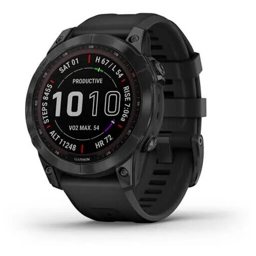 Умные часы Garmin Fenix 7 Sapphire Solar черный 010-02540-34 10499000₽