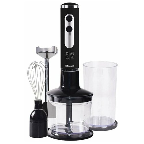 Блендерный набор SAKURA SA-6239SBC 600 Вт DC мотор венчик чоппер стакан 317700₽