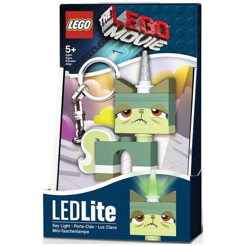 Брелок LEGO, зеленый брелок фонарик lego lgl ke119 hot dog man