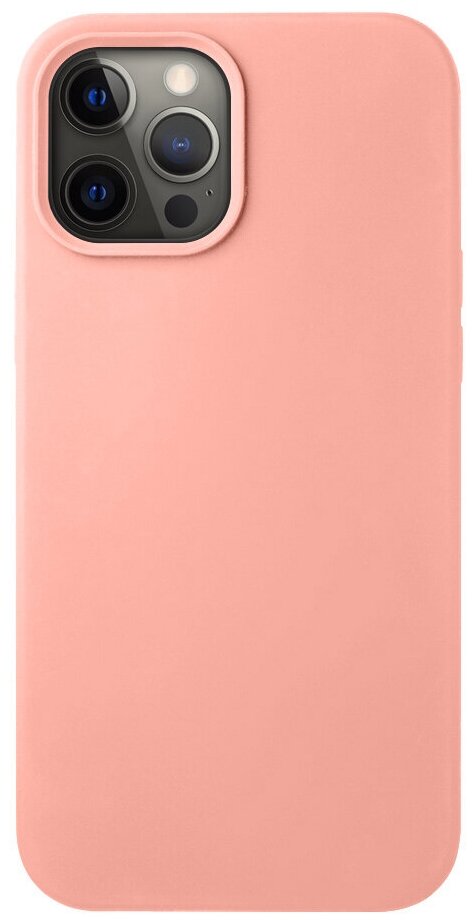 Чехол-крышка Deppa для iPhone 12 Pro Max, силикон, розовый - фото №2