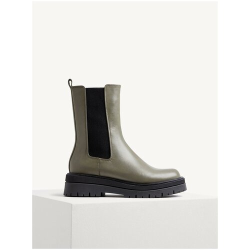 фото Полусапоги женские tamaris, серо-зеленый 37