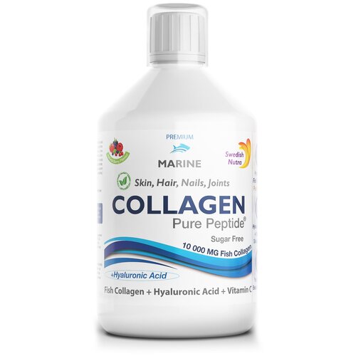 Морской гидролизованный Pure Peptide® коллаген SWEDISH NUTRA 10 000 мг питьевой 500 мл шведский (гидролизованный)