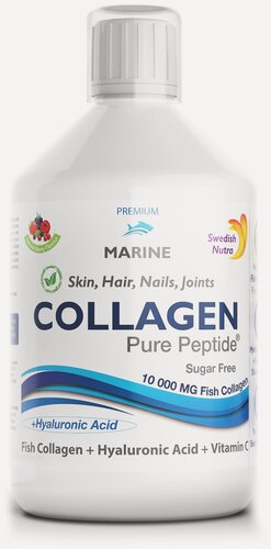 Изображение товара Морской гидролизованный Pure Peptide® коллаген SWEDISH NUTRA 10 000 мг питьевой 500 мл шведский (гидролизованный)