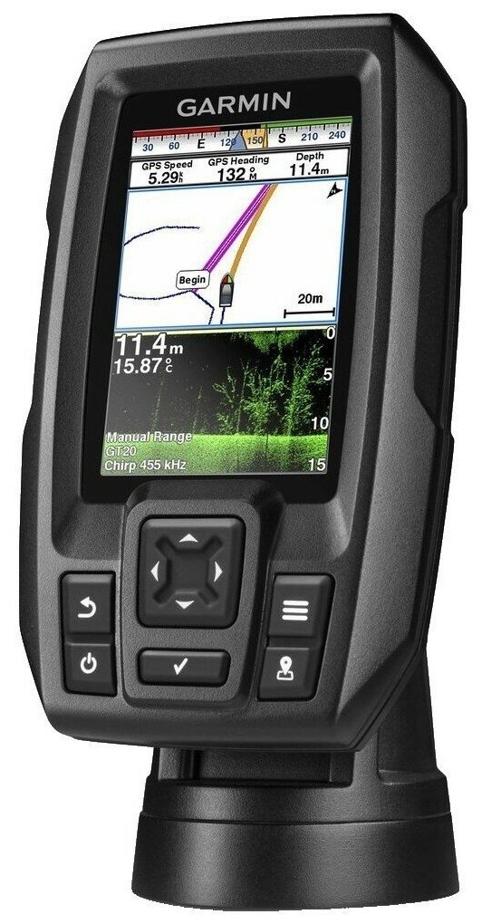 Эхолот Garmin Striker Vivid 4cv - подробная информация о рыболовном эхолоте