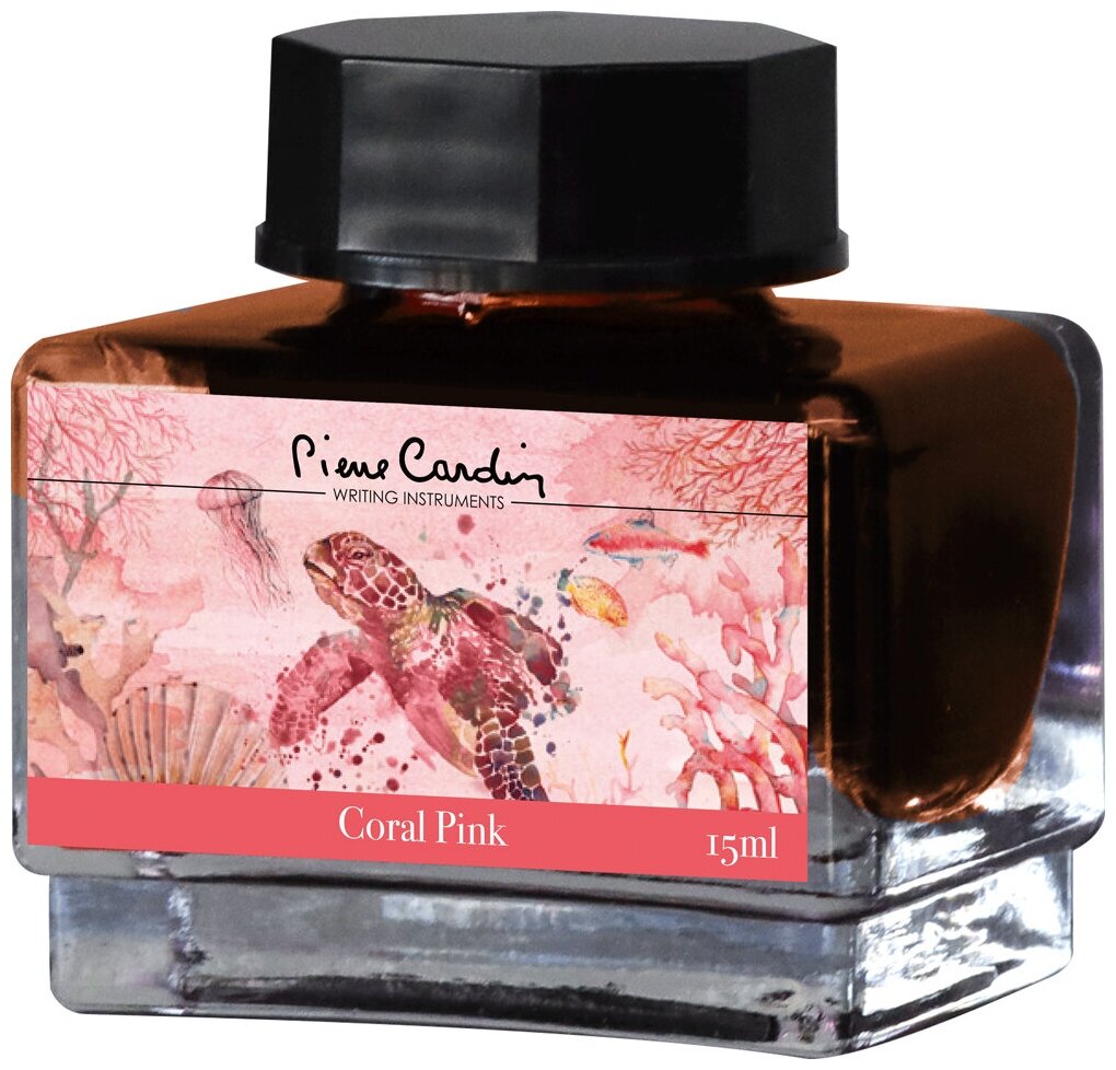 Флакон чернил Pierre Cardin 15мл, серия CITY FANTASY цвет Coral Pink (Розовый Коралл), PC332-M13